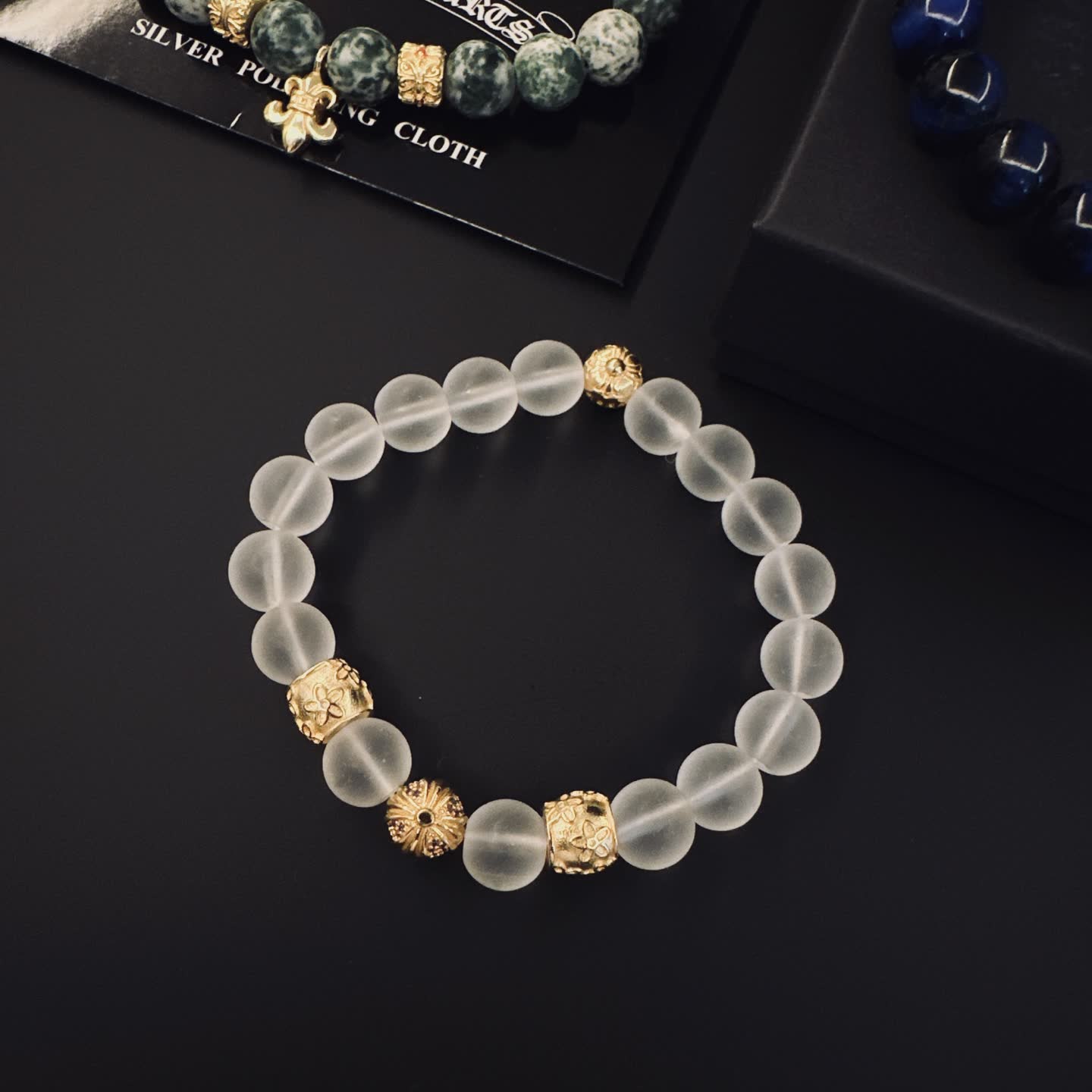 Chrome Hearts Beaded Bracelet Set